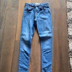 Top shop blue jeans